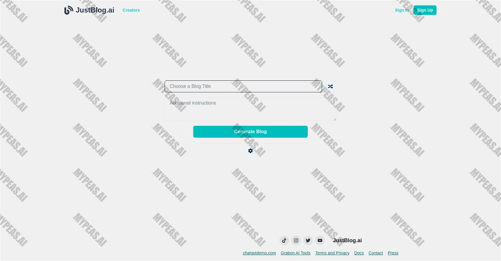 JustBlog screenshot