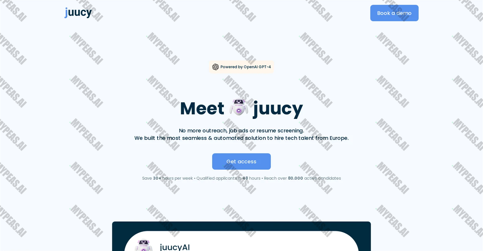 Juucy screenshot