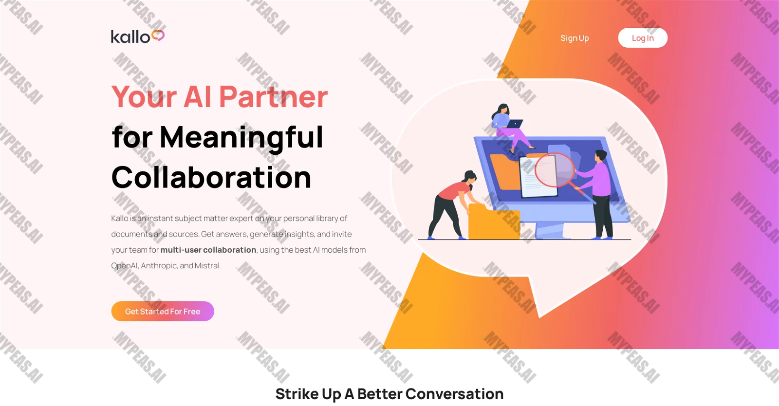 Kallo.ai screenshot