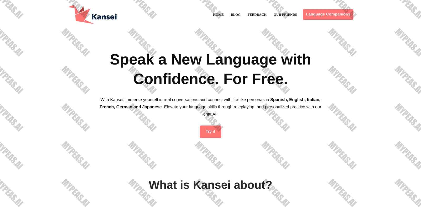 Kansei screenshot