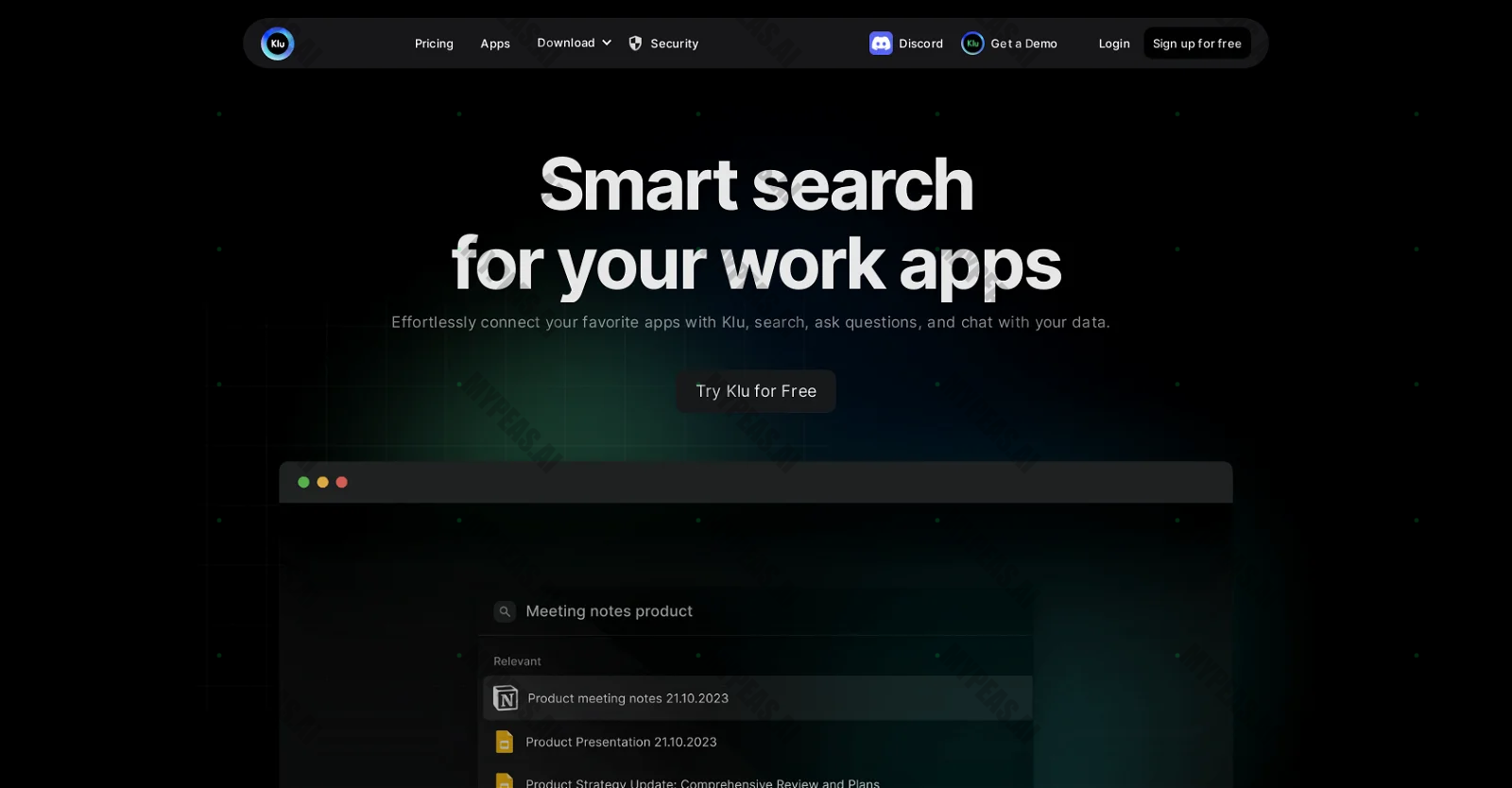 Klu AI screenshot
