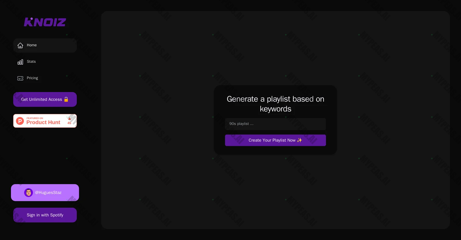 Knoiz screenshot