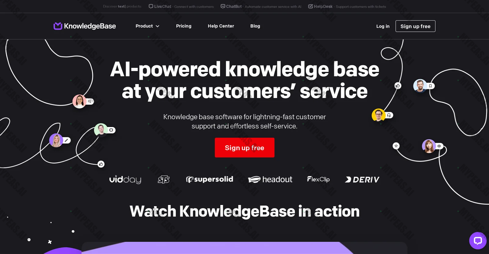 KnowledgeBase AI screenshot
