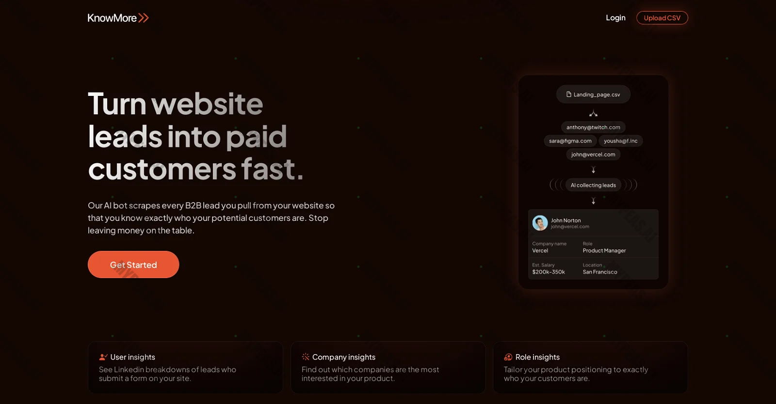 Knowmore screenshot