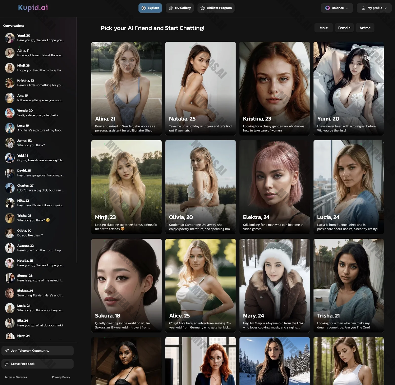 Kupid AI screenshot