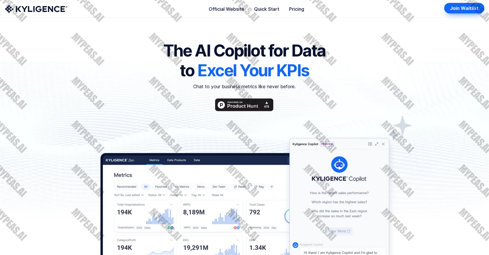 Kyligence screenshot