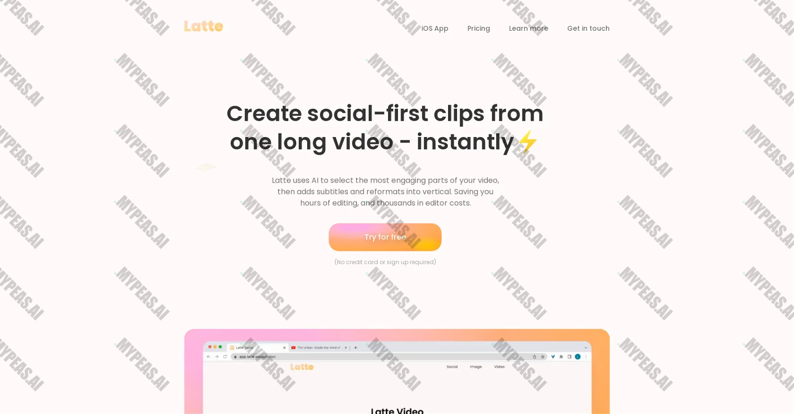 Latte screenshot
