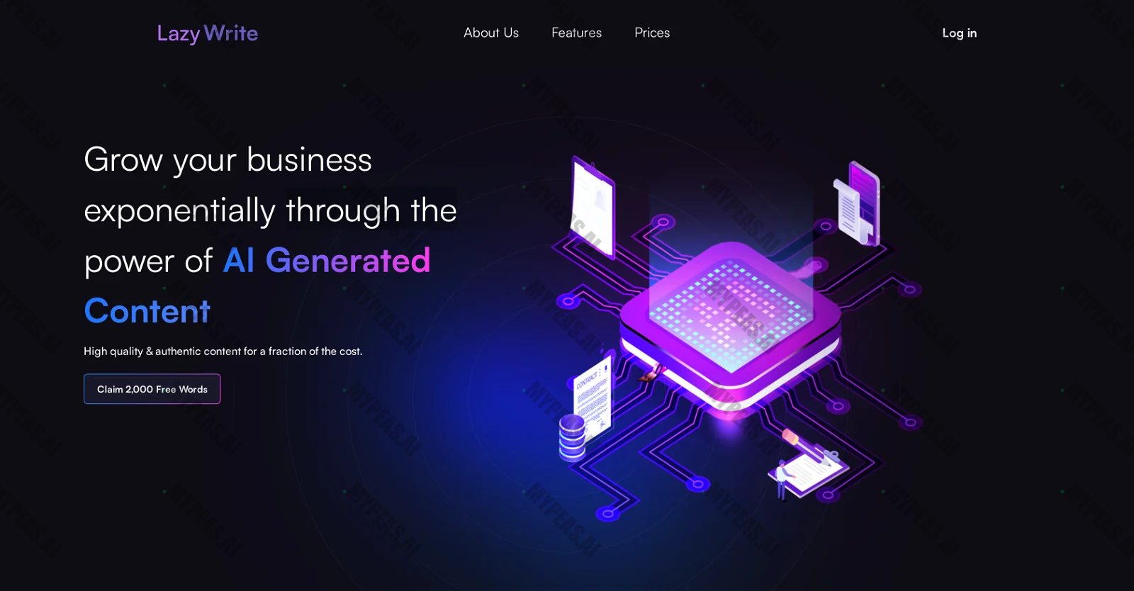 Lazy Write screenshot