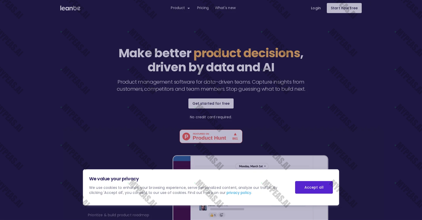Leanbe screenshot