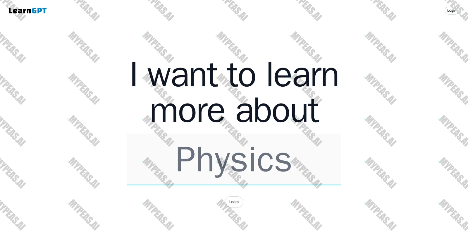 LearnGPT screenshot