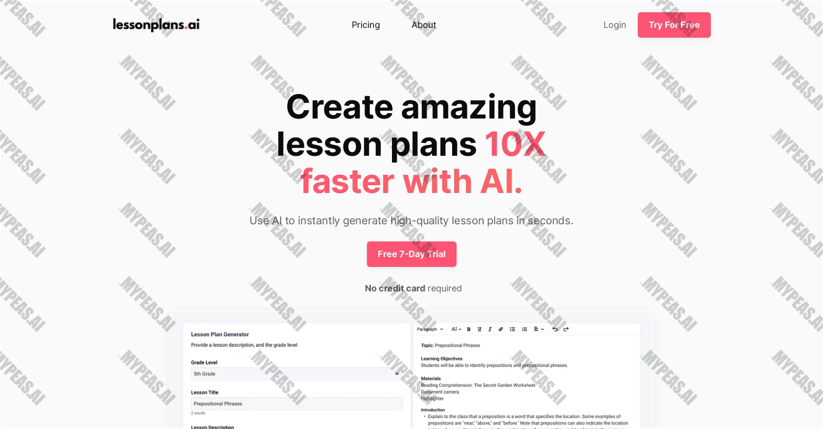 LessonPlans screenshot