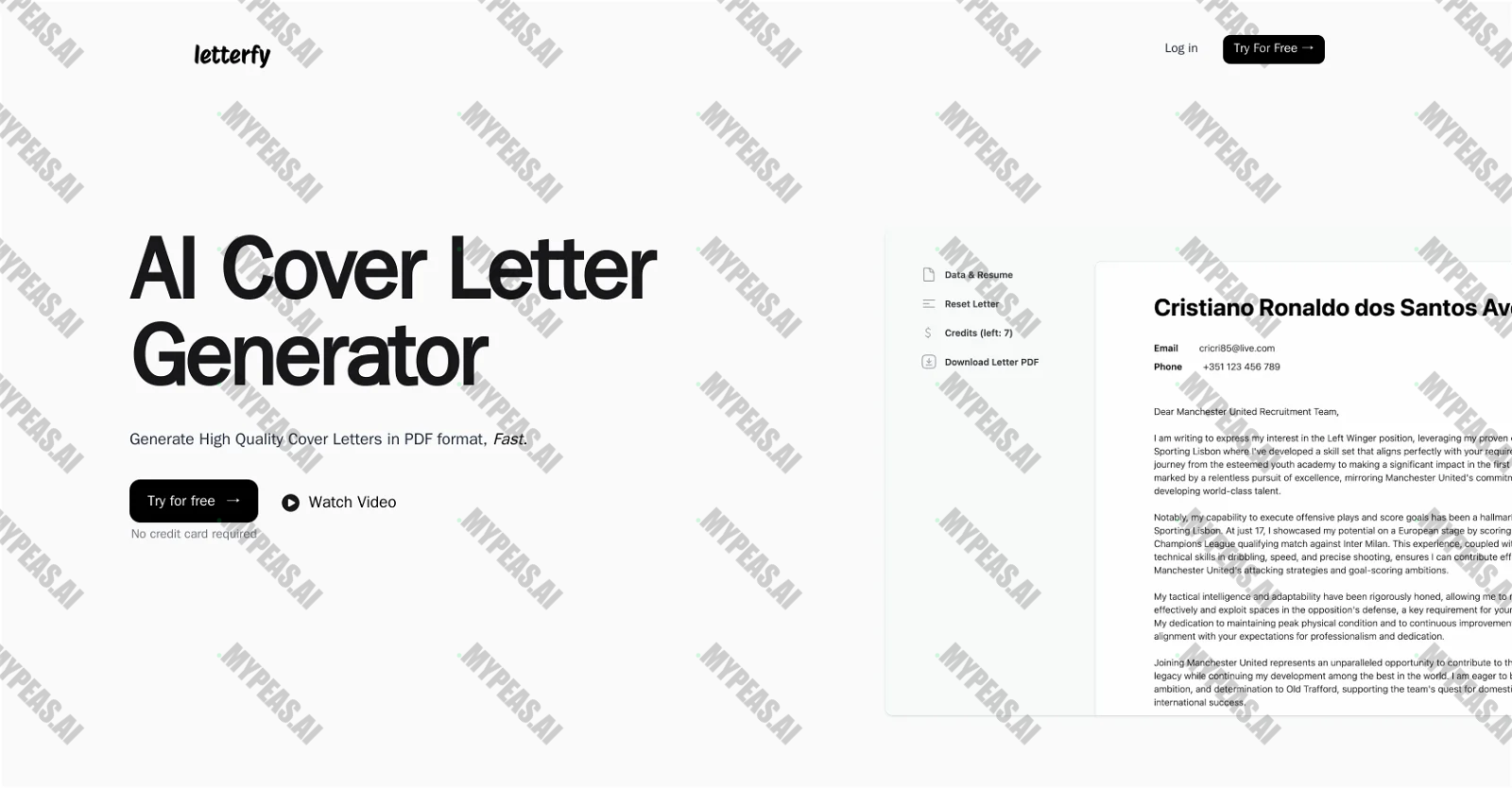 Letterfy screenshot