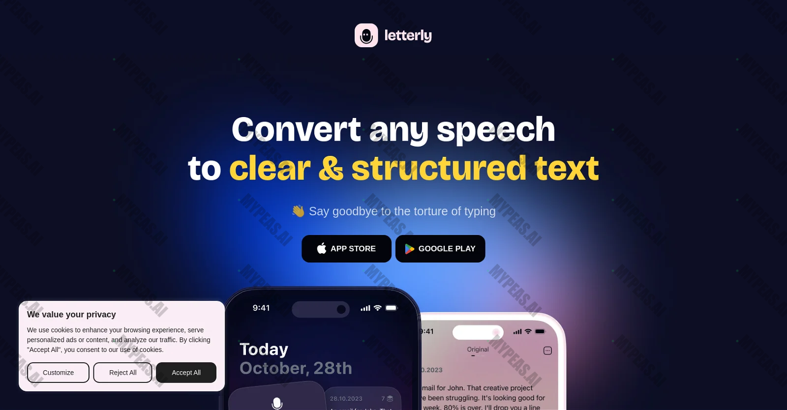 Letterly App screenshot