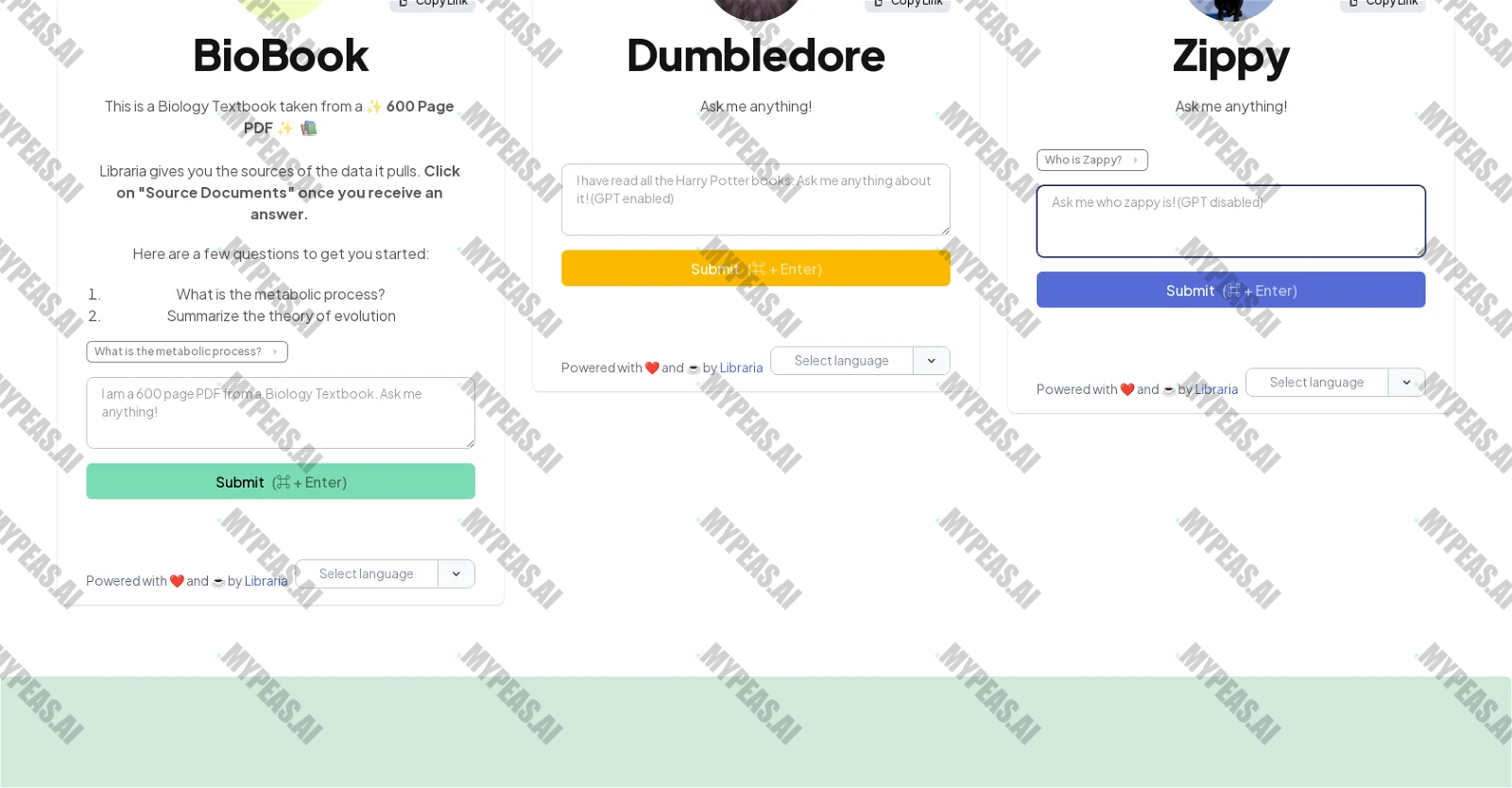 Libraria screenshot