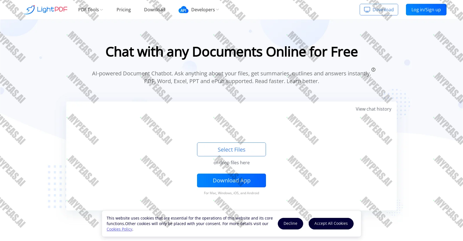 LightPDF screenshot