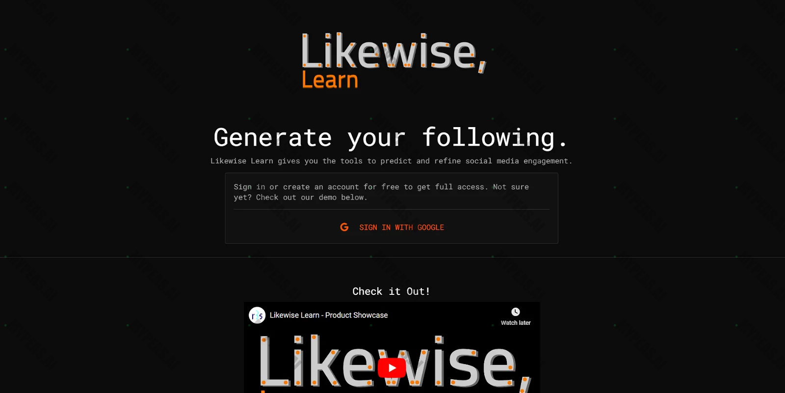 Likewise Learn screenshot