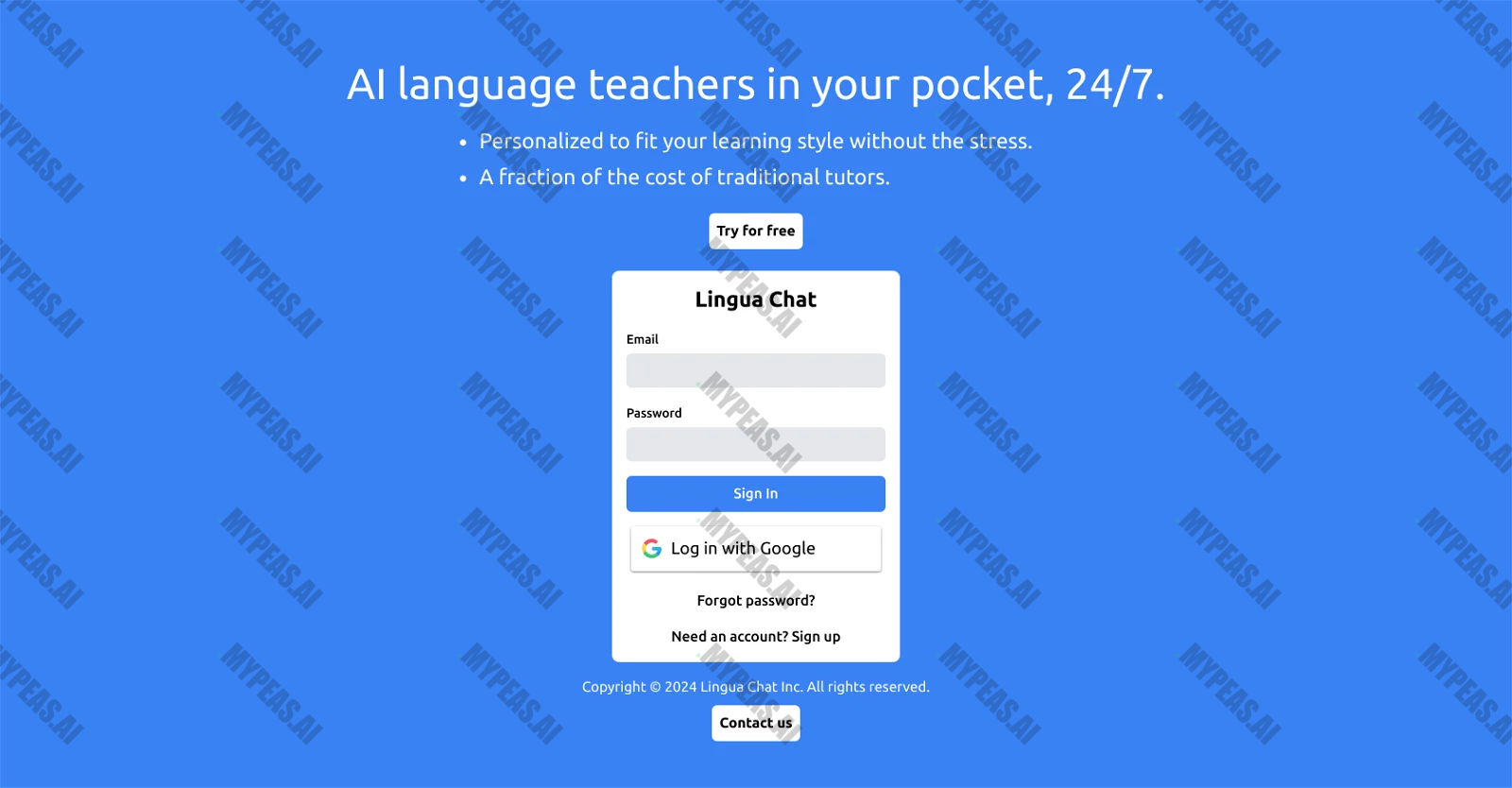 Lingua Chat screenshot