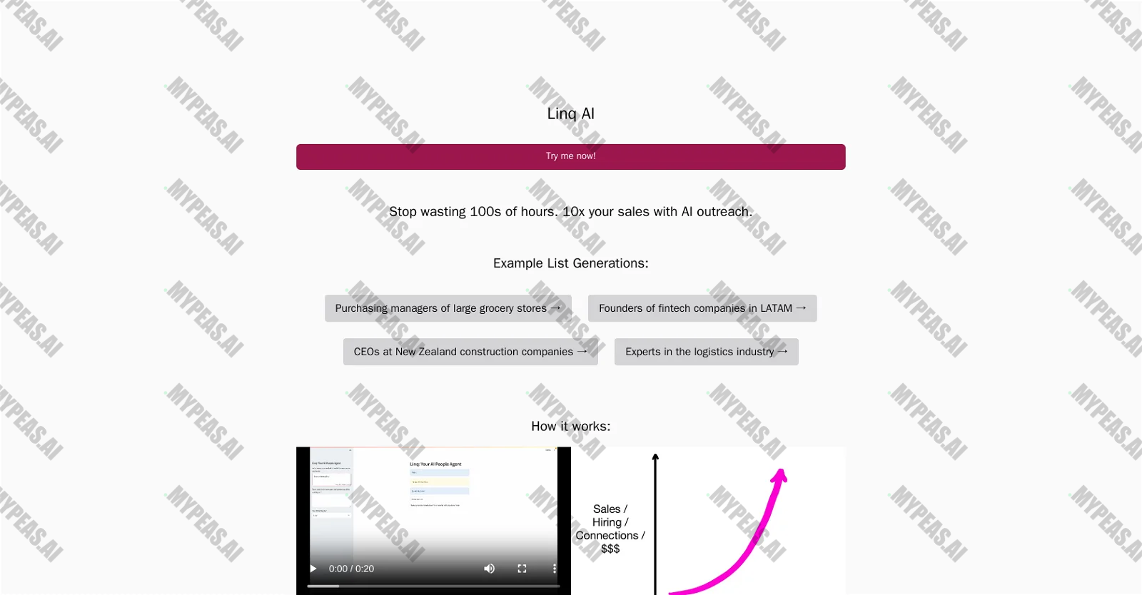 Linq AI screenshot