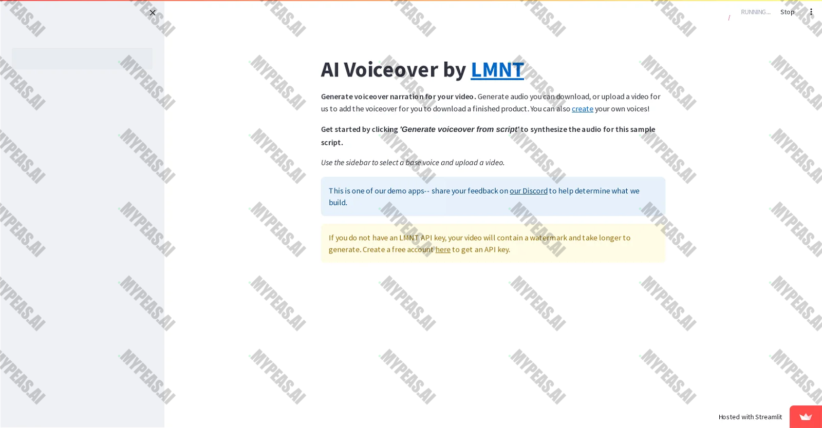 LMNT Voiceover screenshot