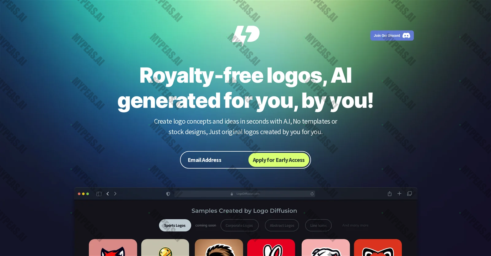 Logodiffusion screenshot