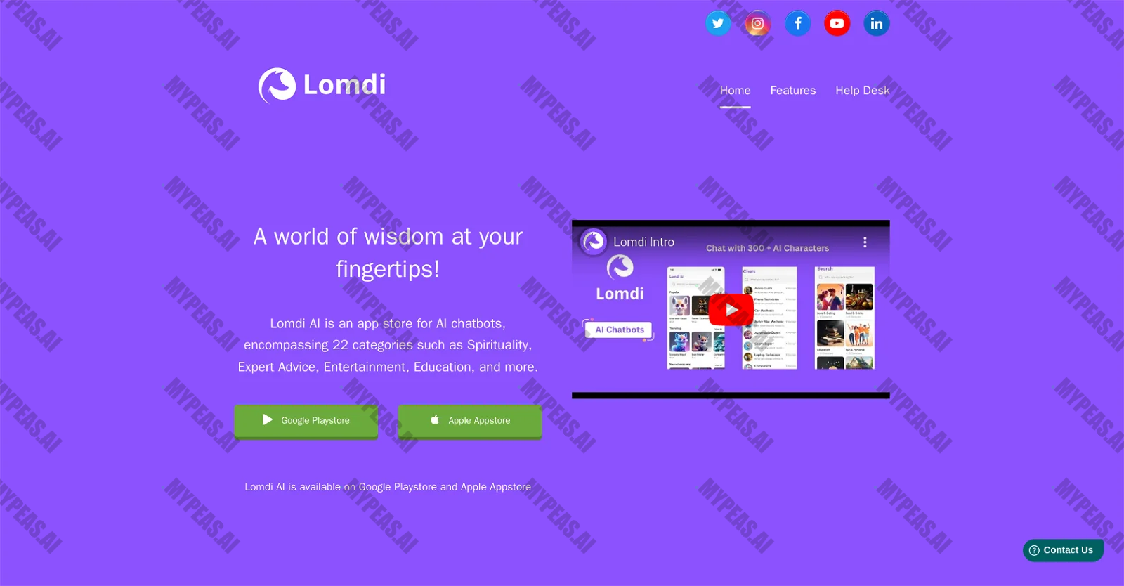 Lomdi screenshot
