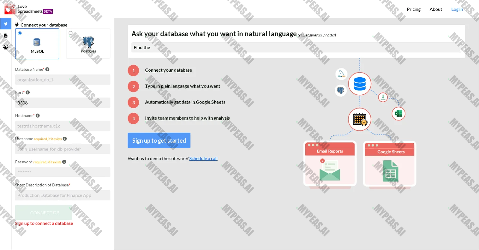 Lovespreadsheets screenshot