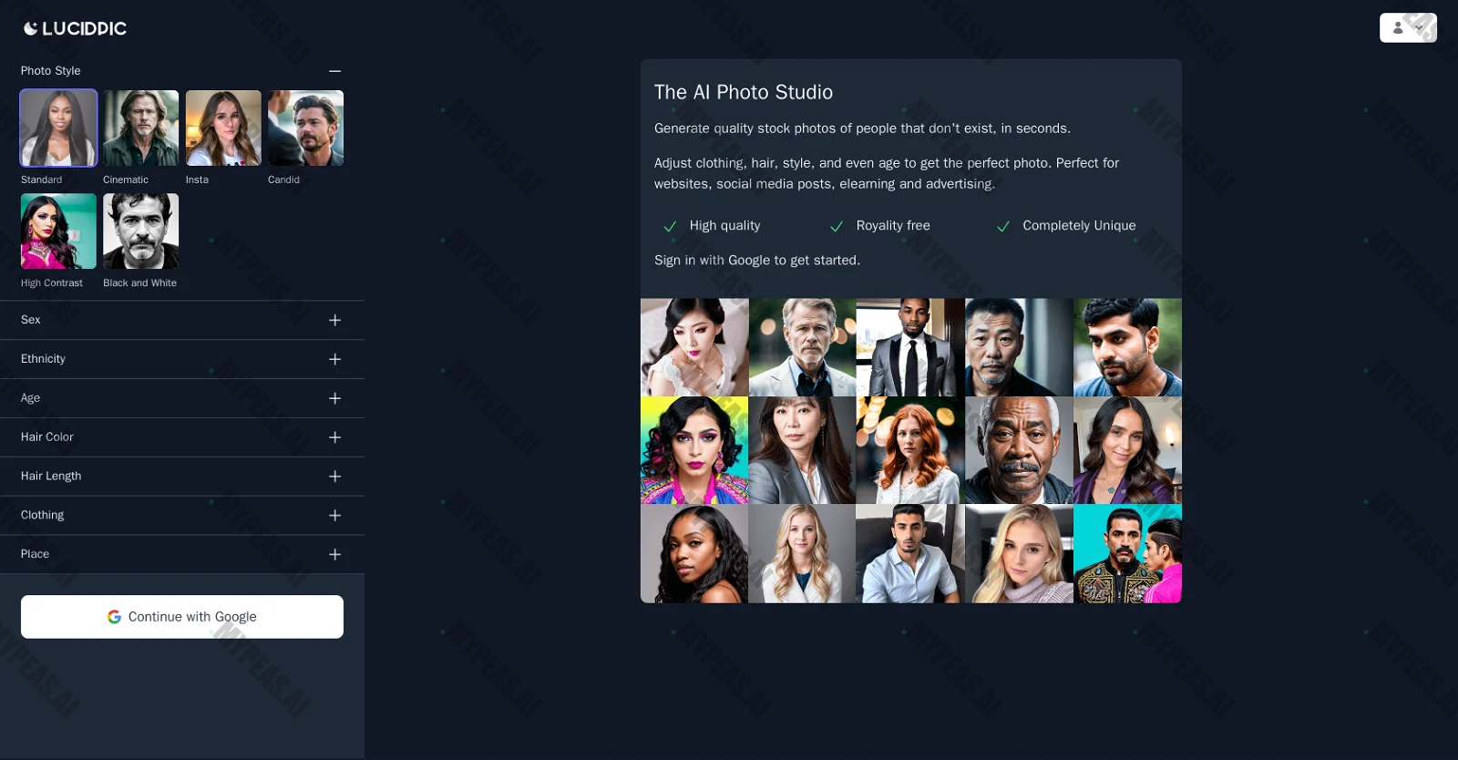 Lucidpic screenshot