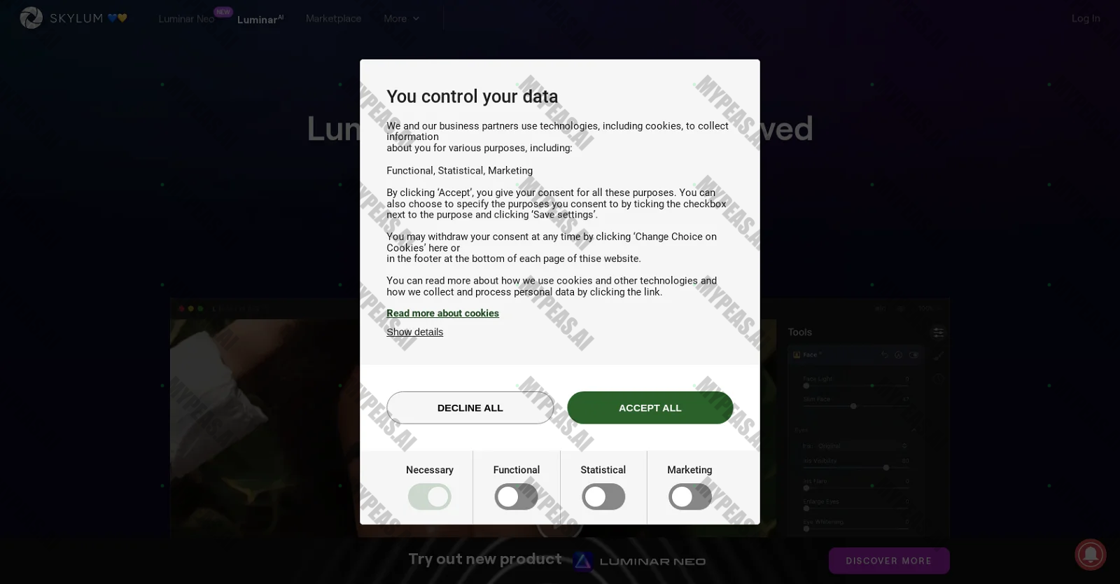 Luminar AI screenshot