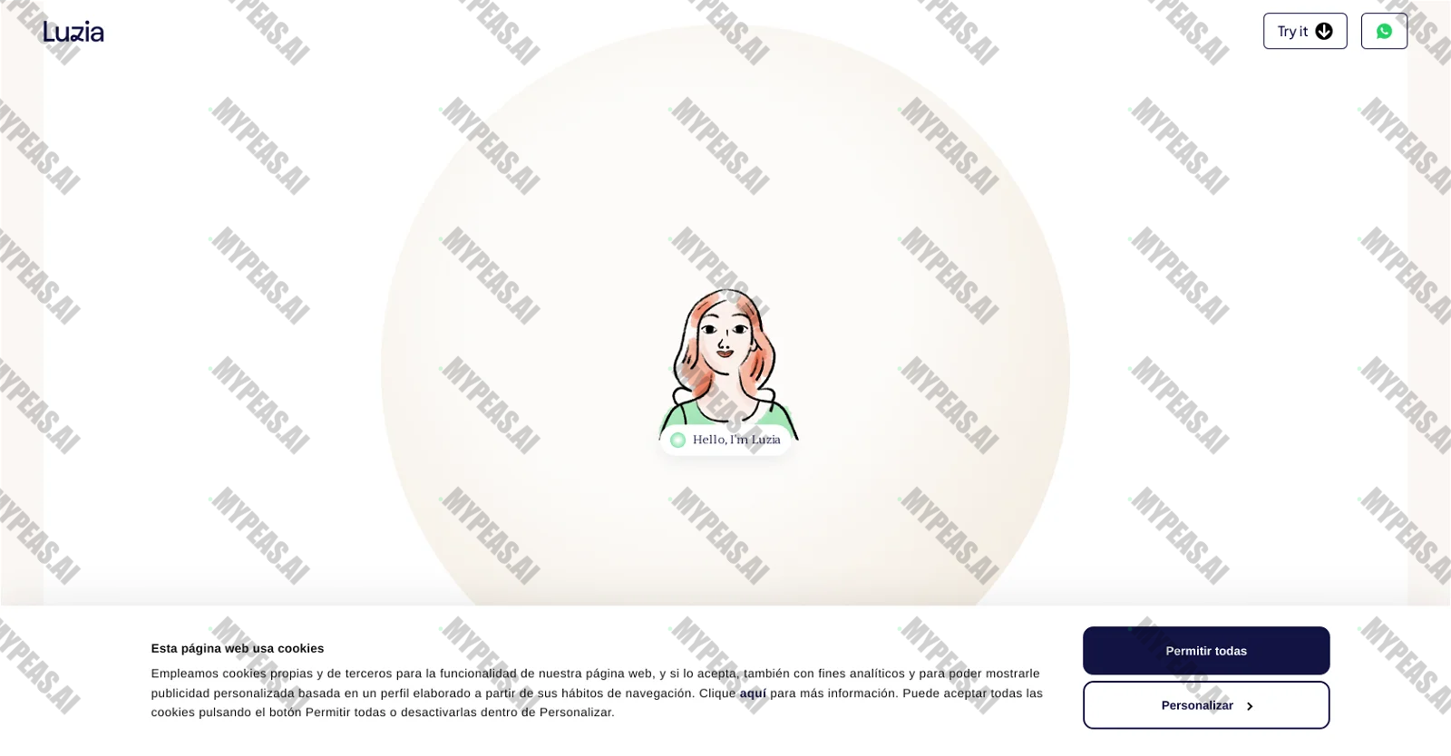Luzia screenshot