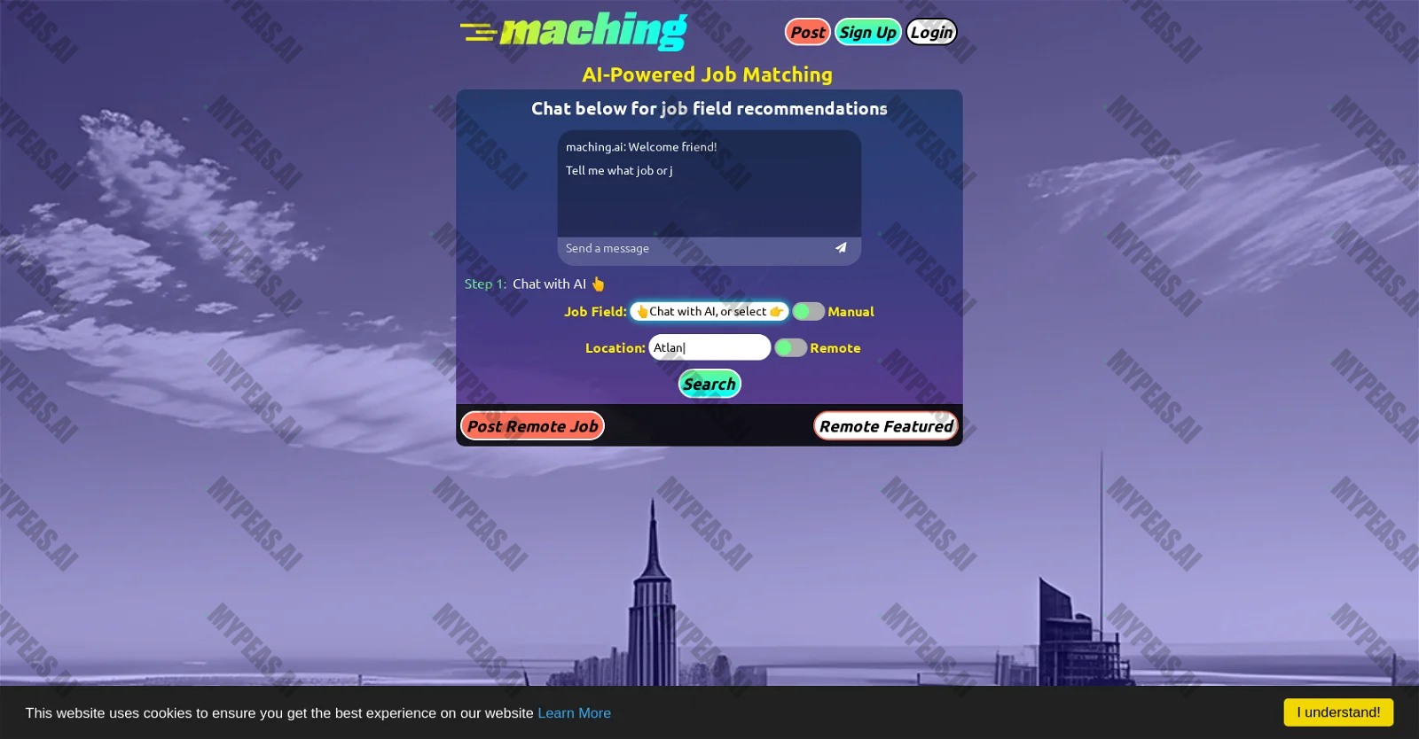 Maching.ai screenshot