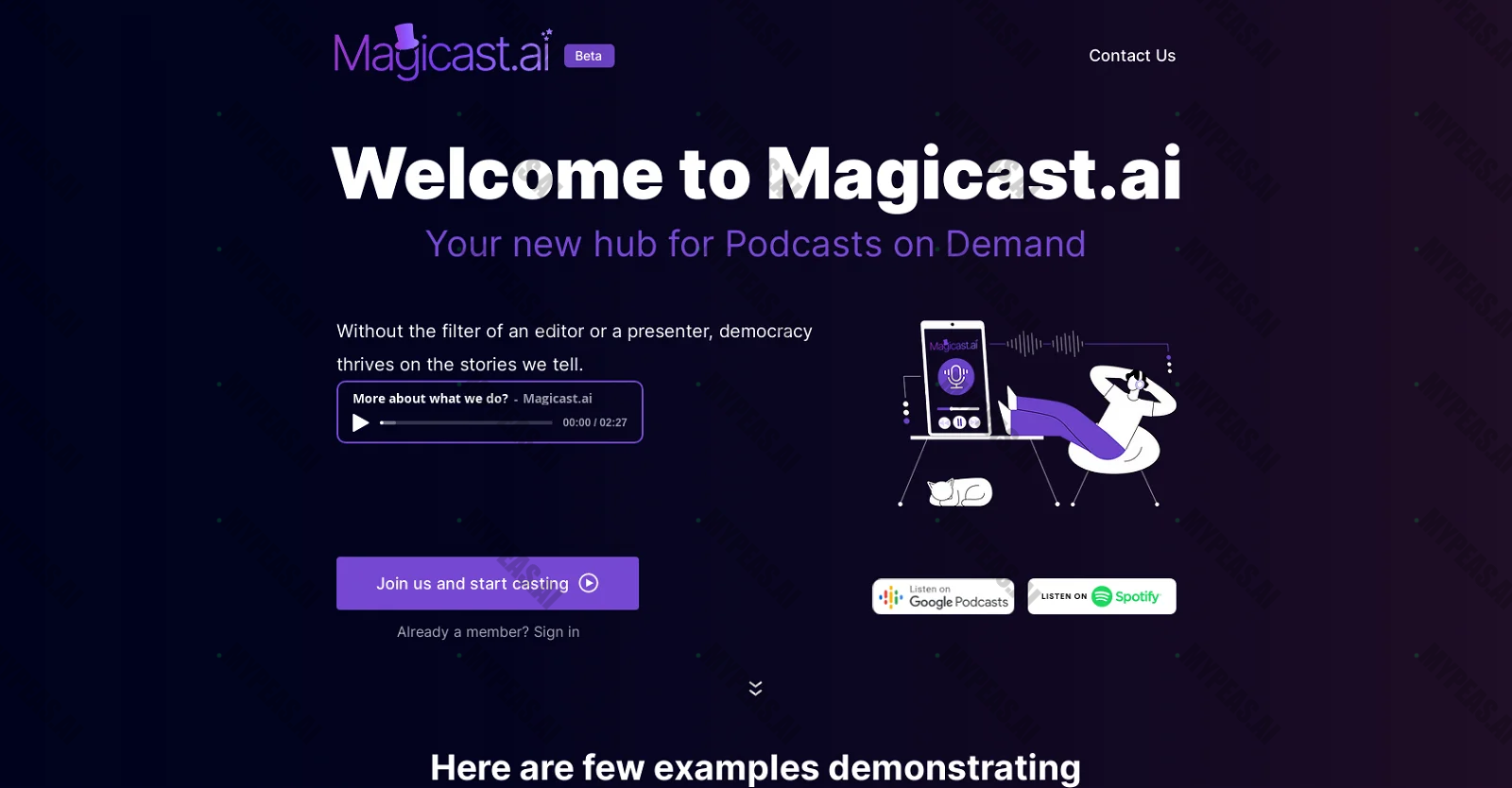 Magicast screenshot