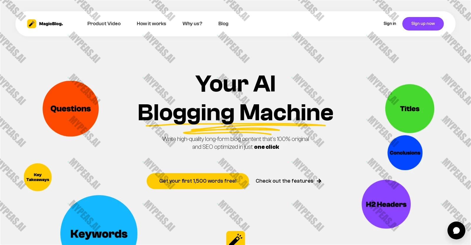 MagicBlog screenshot