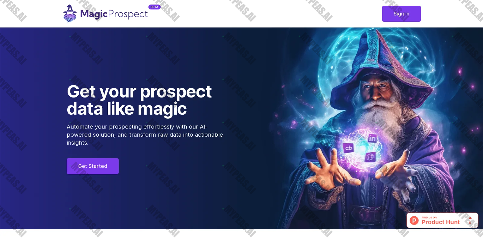 MagicProspect screenshot