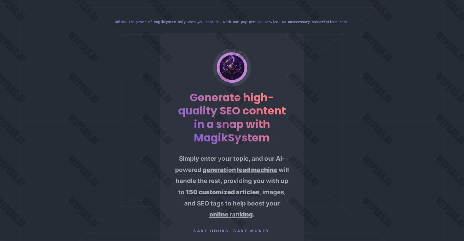 Magiksystem screenshot