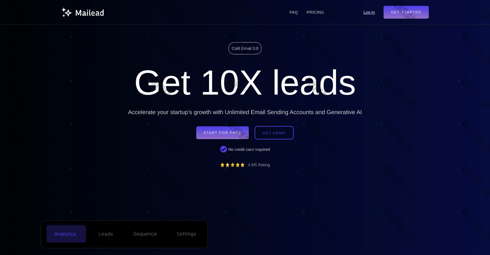 Mailead screenshot