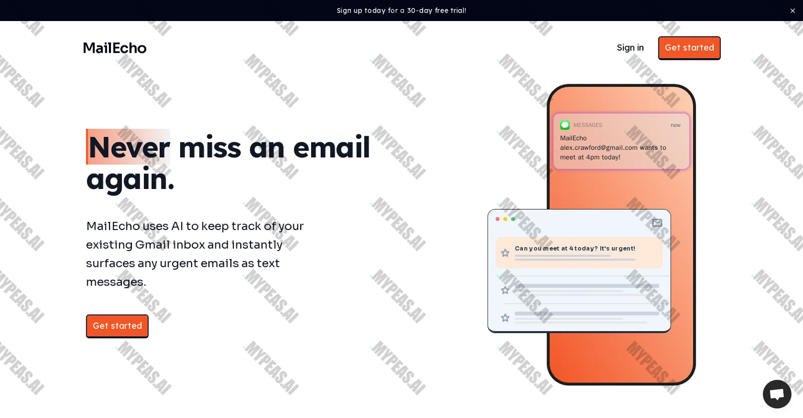 MailEcho screenshot