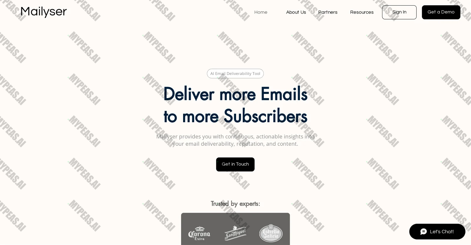 Mailyser screenshot