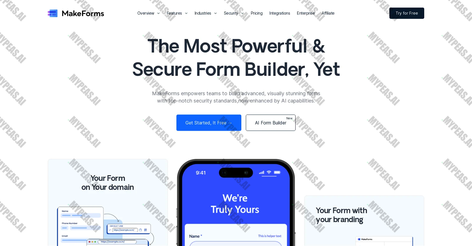 Makeforms screenshot