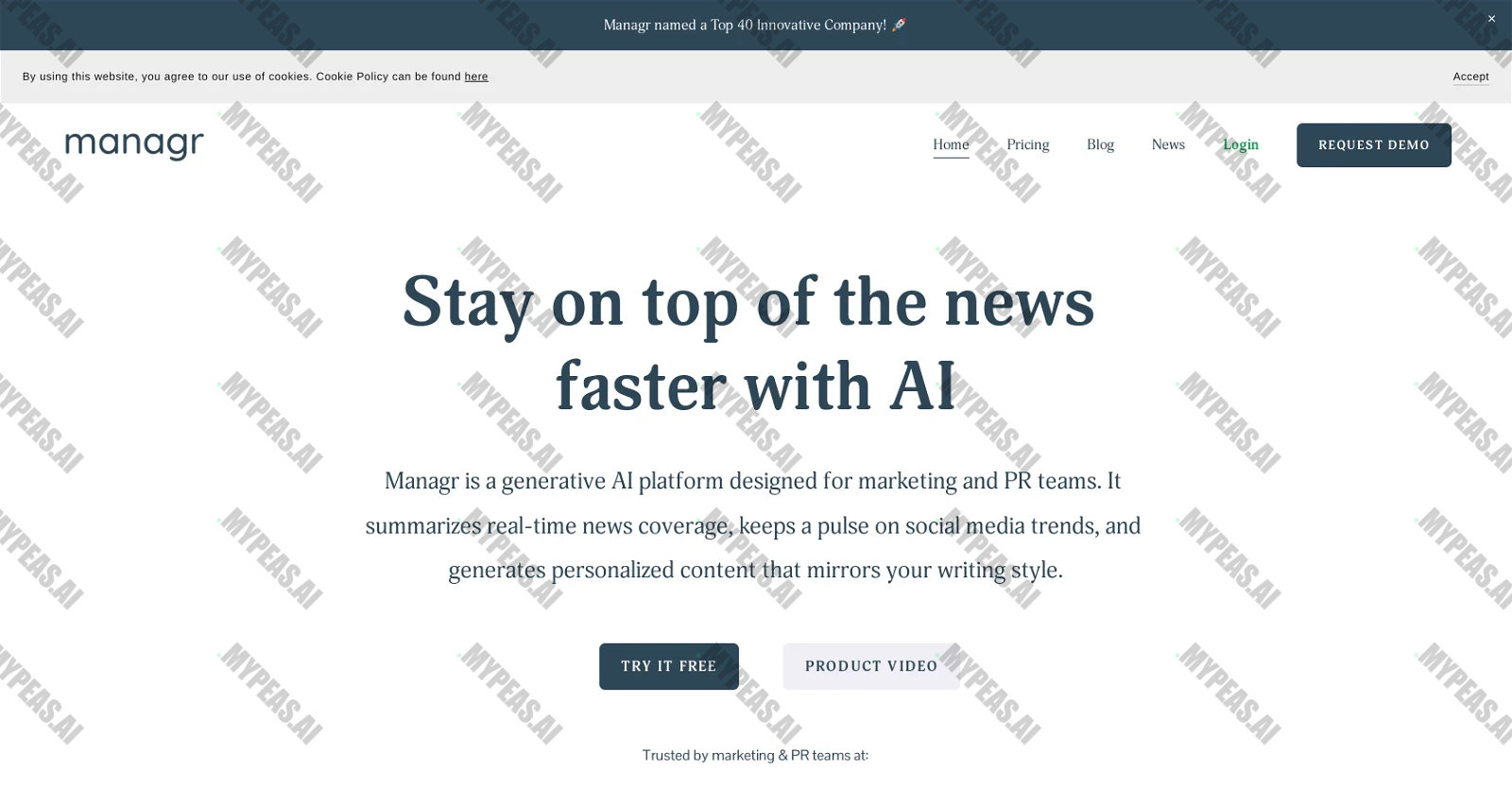 Managr screenshot