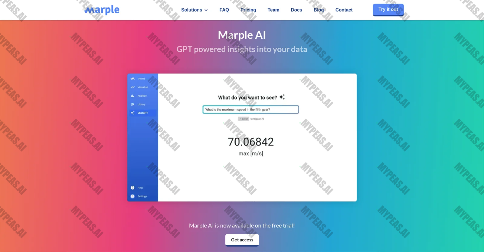 Marple screenshot