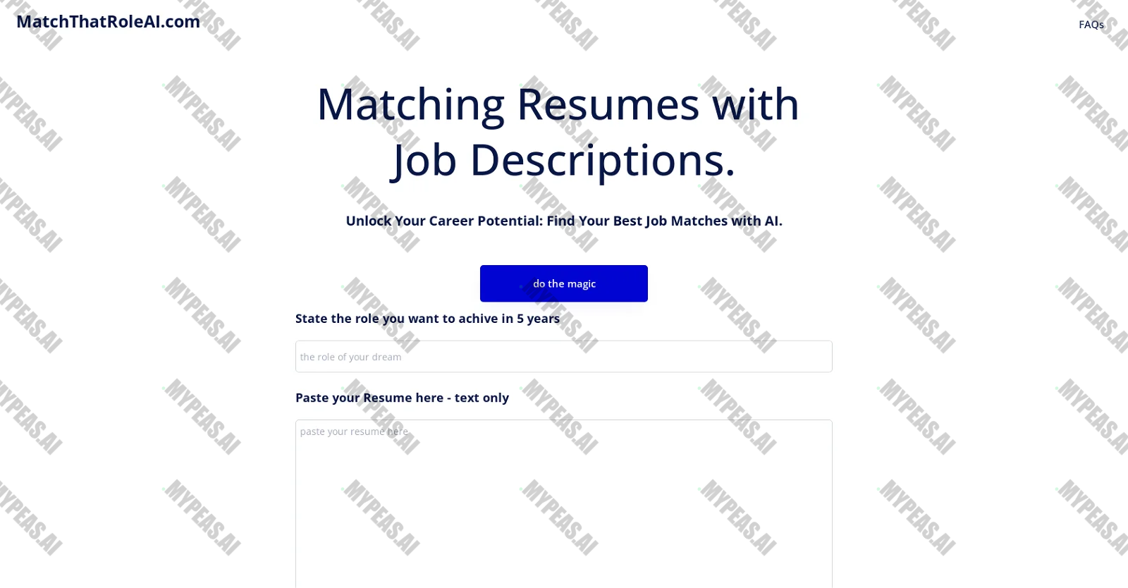 MatchThatRoleAI screenshot