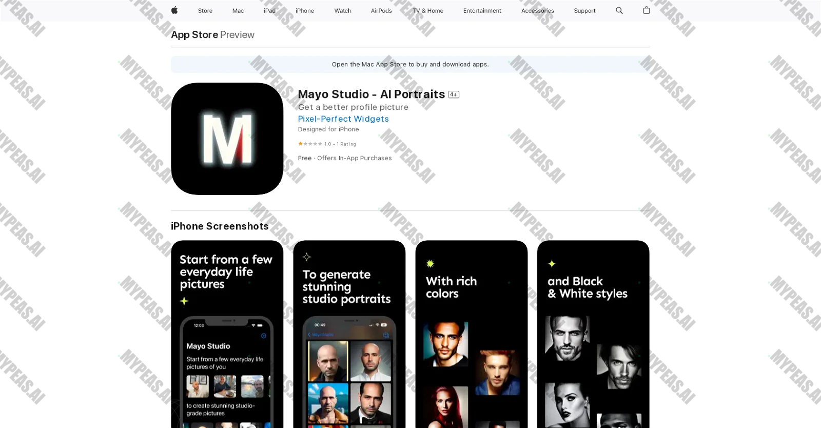 Mayo Studio screenshot