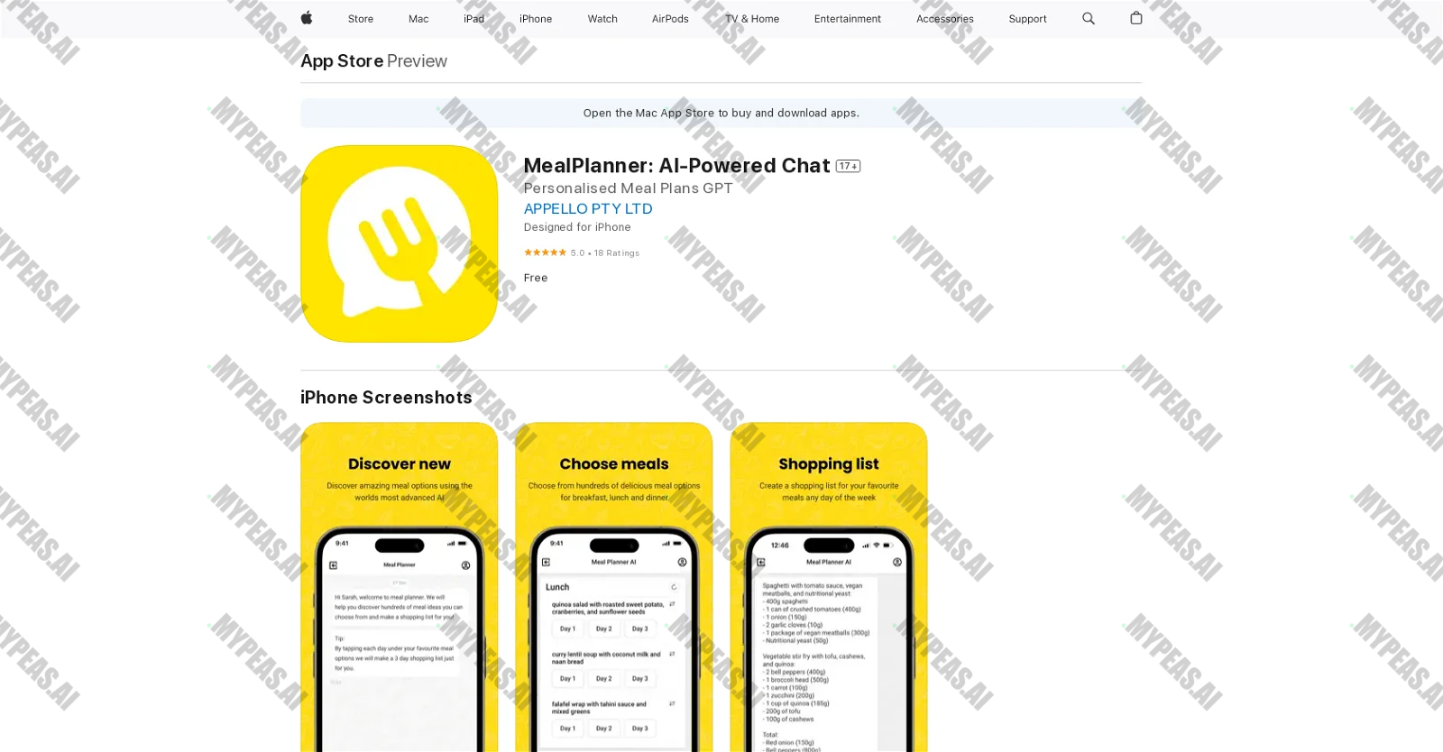 MealPlanner screenshot