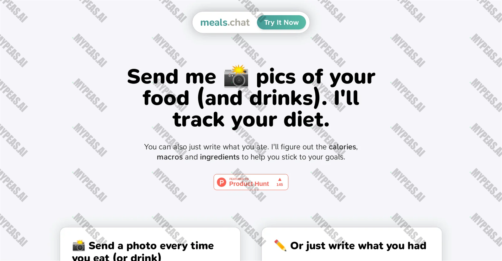 Meals.chat screenshot