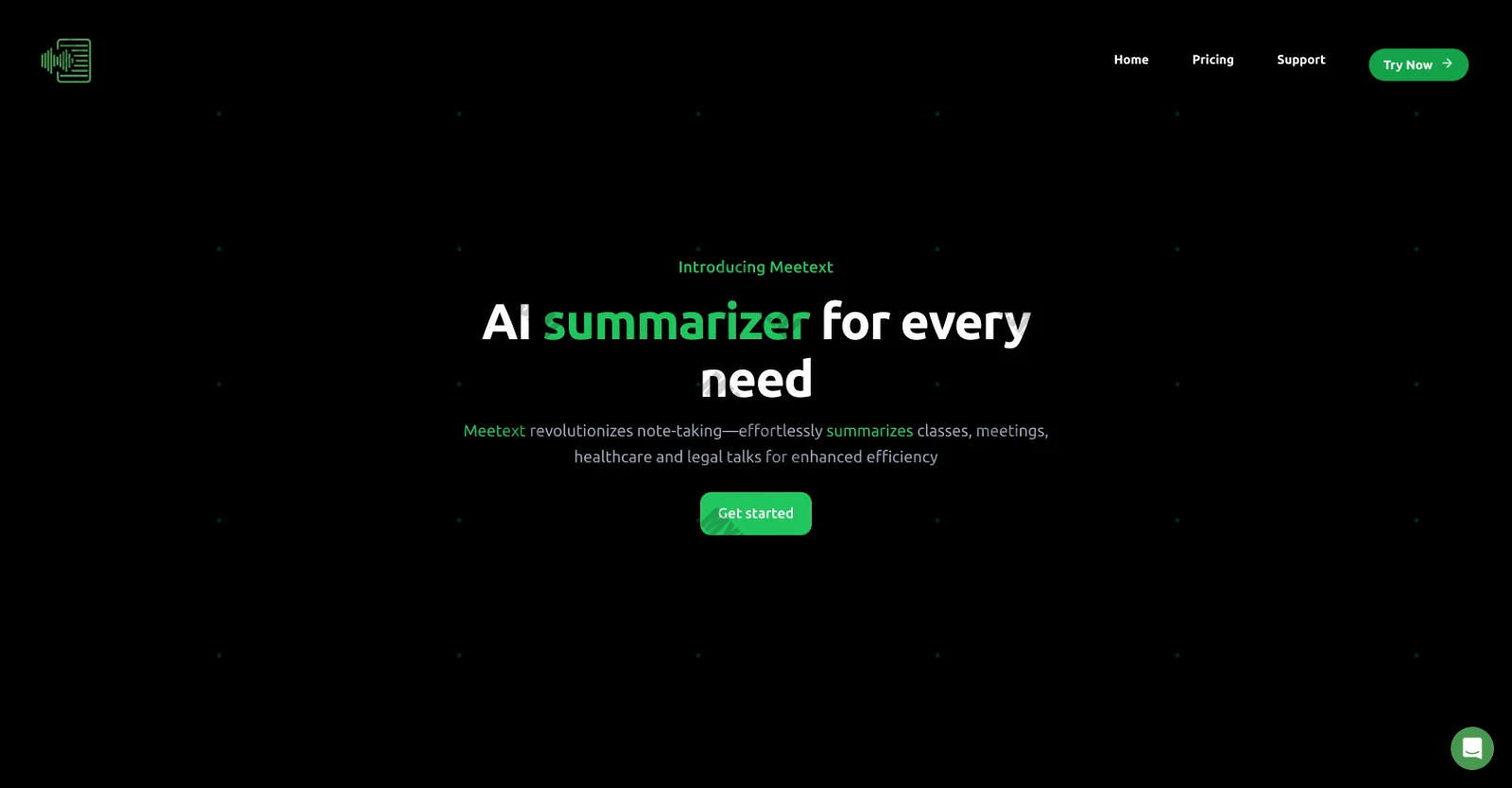 Meetext screenshot
