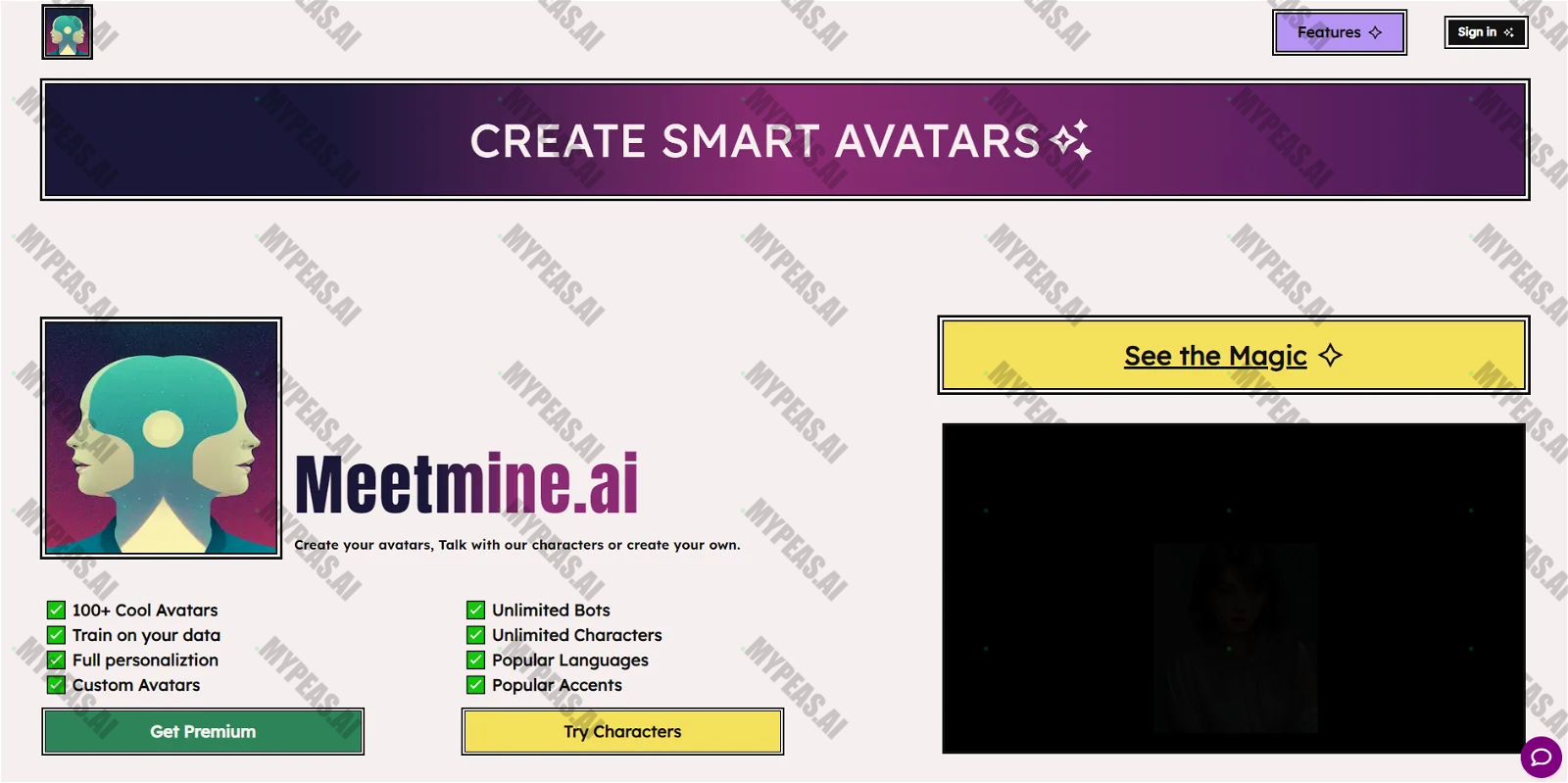 Meetmine screenshot