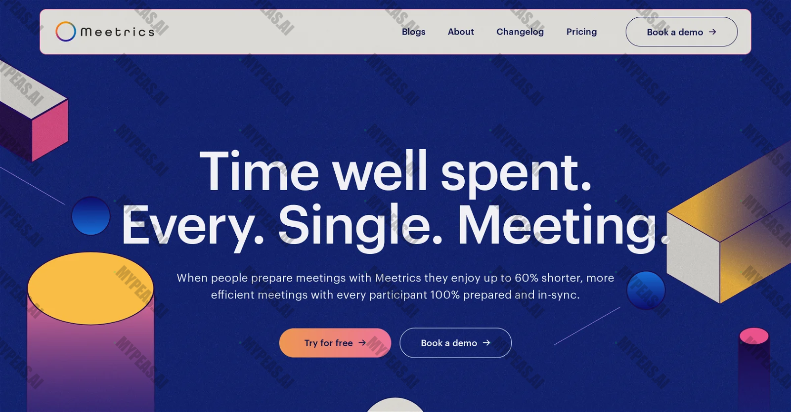 Meetrics screenshot