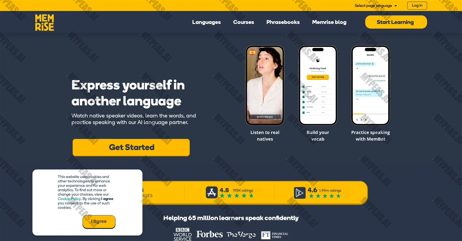 Memrise screenshot