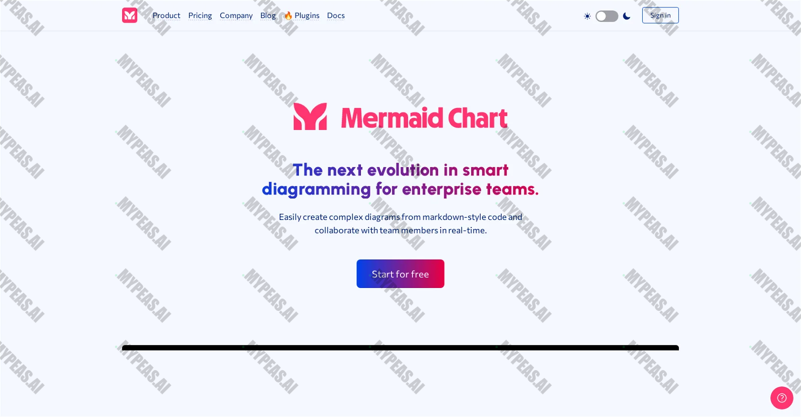 Mermaid Chart screenshot