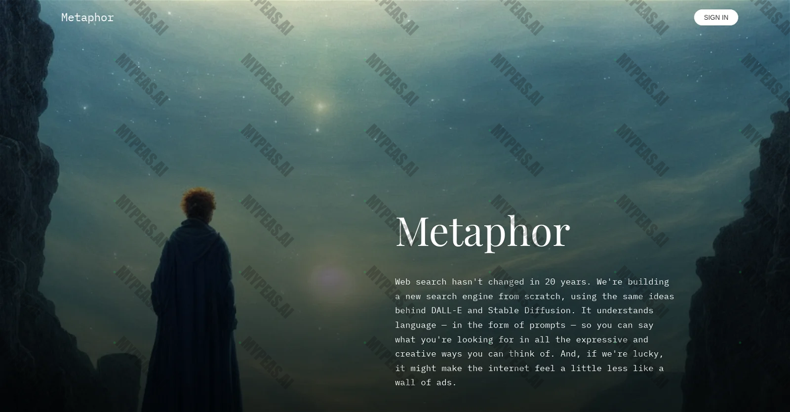 Metaphor screenshot